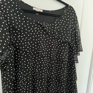Roz & Ali Black Dressy Short Sleeve